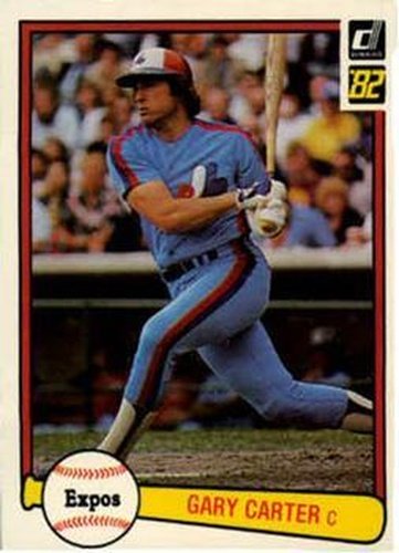 #114 Gary Carter - Montreal Expos - 1982 Donruss Baseball