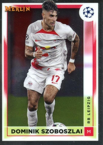 #114 Dominik Szoboszlai - RB Leipzig - 2022-23 Merlin Chrome UEFA Club Competitions Soccer