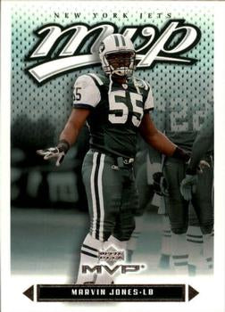 #114 Marvin Jones - New York Jets - 2003 Upper Deck MVP Football