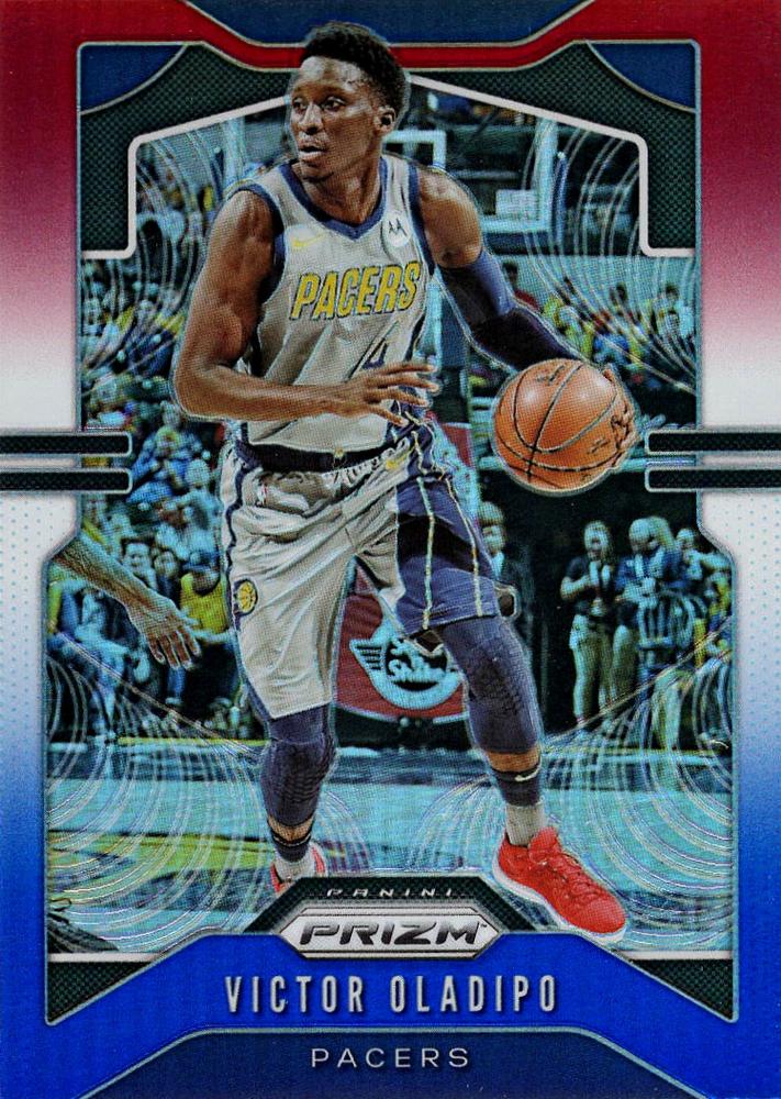 #114 Victor Oladipo - Indiana Pacers - 2019-20 Panini Prizm - Prizms Red White and Blue Basketball