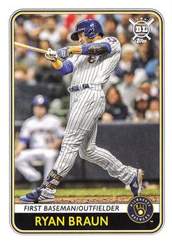 #115 Ryan Braun - Milwaukee Brewers - 2020 Topps Big League Baseball