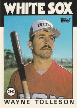#115T Wayne Tolleson - Chicago White Sox - 1986 Topps Traded Baseball