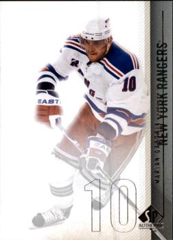 #115 Marian Gaborik - New York Rangers - 2010-11 SP Authentic Hockey