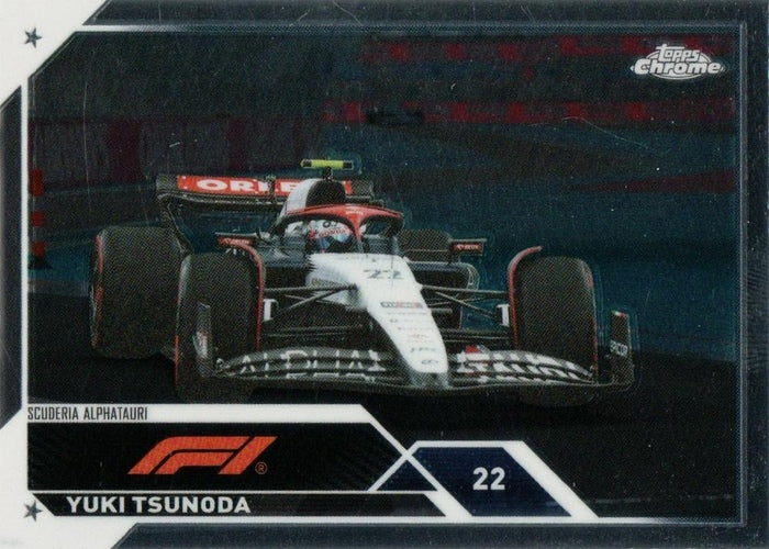 #115 Yuki Tsunoda - Scuderia AlphaTauri - 2023 Topps Chrome Formula 1 Racing