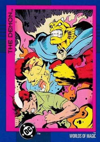 #115 The Demon - 1993 SkyBox DC Cosmic Teams