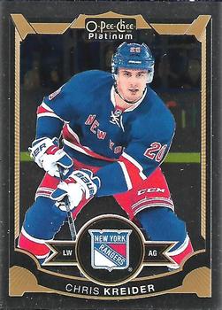 #115 Chris Kreider - New York Rangers - 2015-16 O-Pee-Chee Platinum Hockey