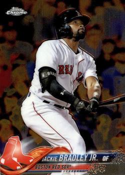 #115 Jackie Bradley Jr. - Boston Red Sox - 2018 Topps Chrome Baseball