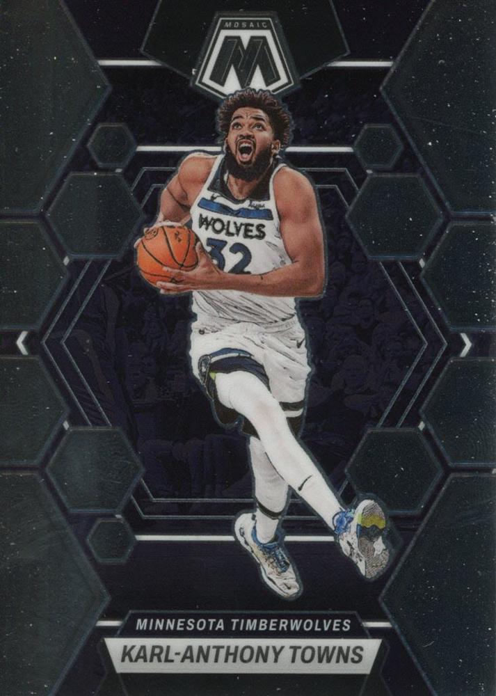 #115 Karl-Anthony Towns - Minnesota Timberwolves - 2022-23 Panini Mosaic Basketball