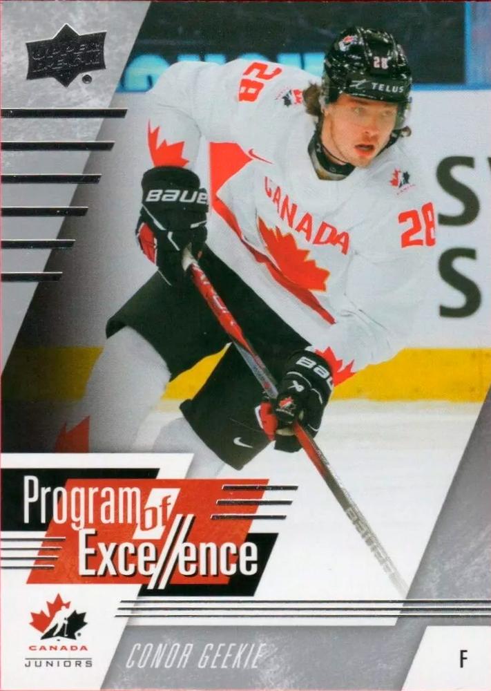 #115 Conor Geekie - Canada - 2024 Upper Deck Team Canada Juniors Hockey