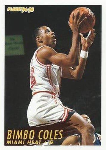 #115 Bimbo Coles - Miami Heat - 1994-95 Fleer Basketball