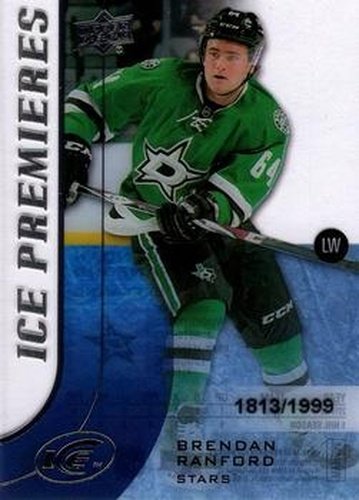 #115 - Brendan Ranford - Dallas Stars - 2015-16 Upper Deck Ice Hockey