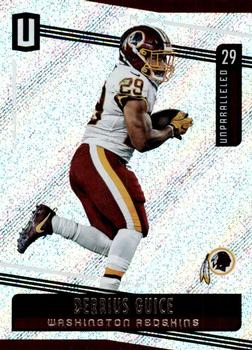 #115 Derrius Guice - Washington Redskins - 2019 Panini Unparalleled Football