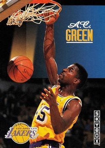 #115 A.C. Green - Los Angeles Lakers - 1992-93 SkyBox Basketball