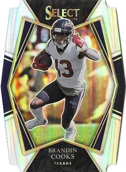 #115 Brandin Cooks - Houston Texans - 2021 Panini Select - Silver Prizm Die Cut Football