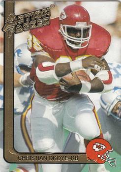 #115 Christian Okoye - Kansas City Chiefs - 1991 Action Packed Football