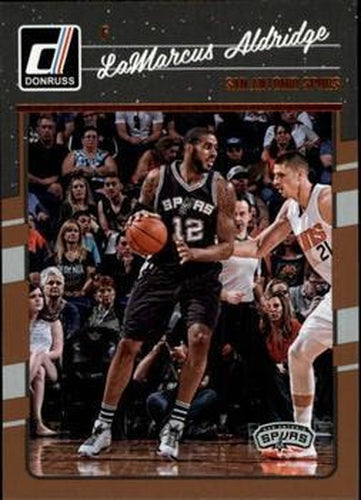 #115 LaMarcus Aldridge - San Antonio Spurs - 2016-17 Donruss Basketball