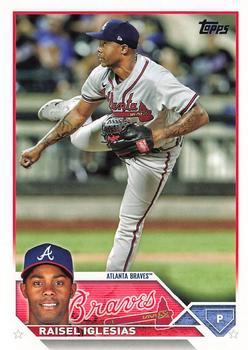 #115 Raisel Iglesias - Atlanta Braves - 2023 Topps Baseball