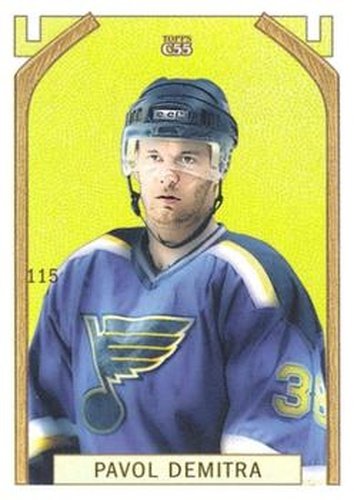#115 Pavol Demitra - St. Louis Blues - 2003-04 Topps C55 Hockey