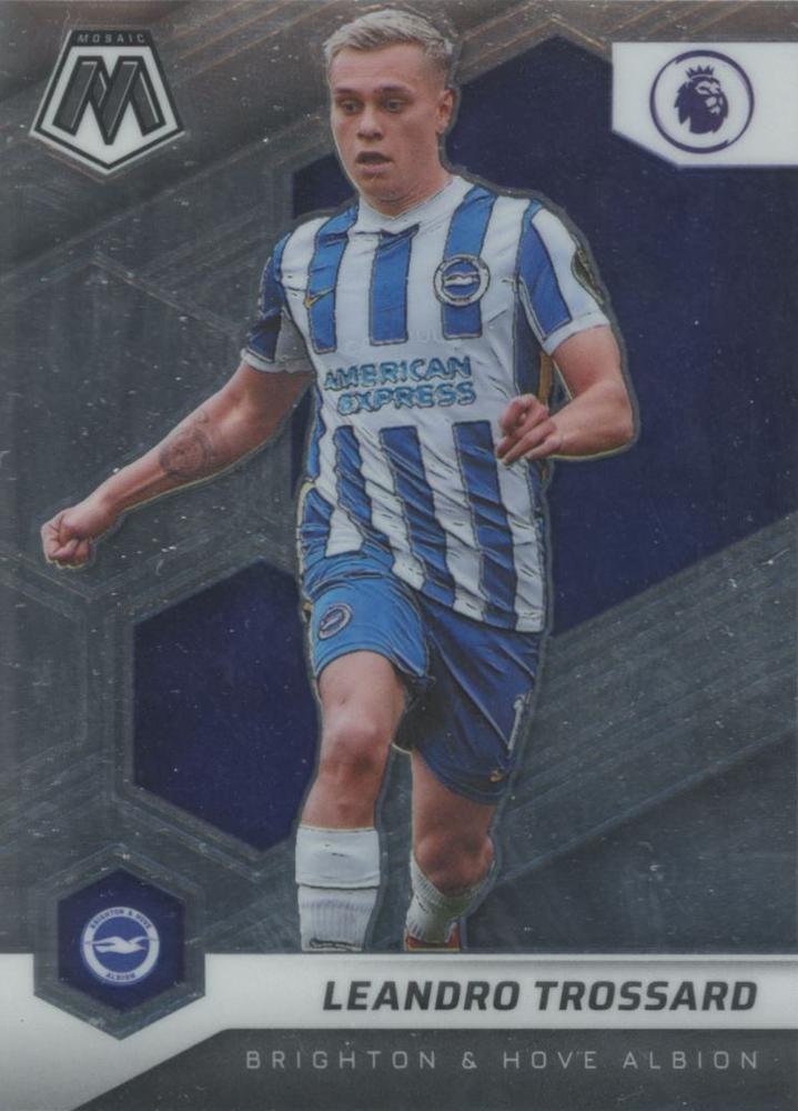 #115 Leandro Trossard - Brighton & Hove Albion - 2021-22 Panini Mosaic Premier League Soccer