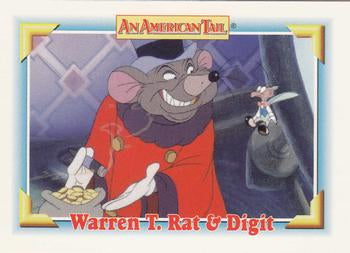 #115 Warren T. Rat & Digit - 1991 Impel An American Tail: Fievel Goes West