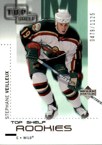 #115 Stephane Veilleux - Minnesota Wild - 2002-03 Upper Deck Top Shelf Hockey