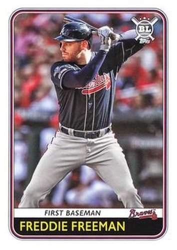 #116 Freddie Freeman - Atlanta Braves - 2020 Topps Big League Baseball
