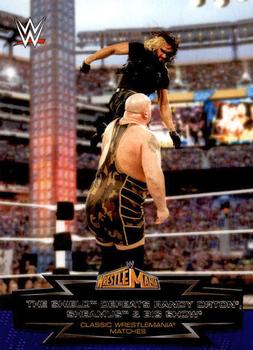 #29 The Shield Defeats Randy Orton, Sheamus & Big Show - 2015 Topps WWE Road to Wrestlemania - Classic WrestleMania Matches Wrestling