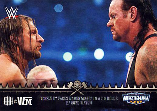 #8 Faces Undertaker in a No Holds Barred Match - 2015 Topps WWE Road to Wrestlemania - HHH@WM Wrestling