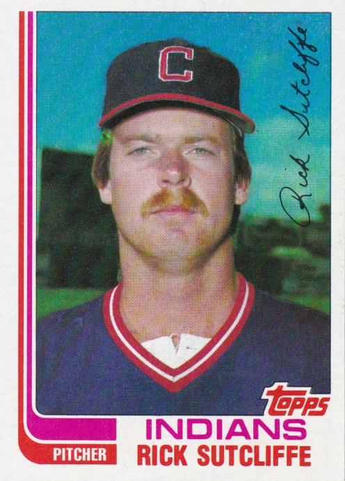#116T Rick Sutcliffe - Cleveland Indians - 1982 Topps Traded Baseball