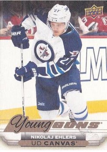 #C116 Nikolaj Ehlers - Winnipeg Jets - 2015-16 Upper Deck - UD Canvas Hockey