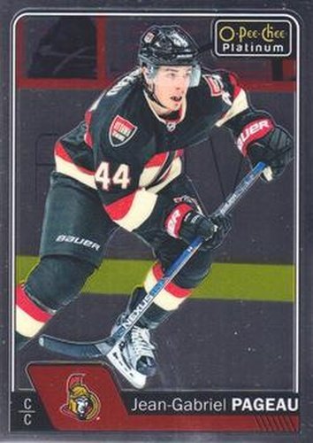 #116 Jean-Gabriel Pageau - Ottawa Senators - 2016-17 O-Pee-Chee Platinum Hockey