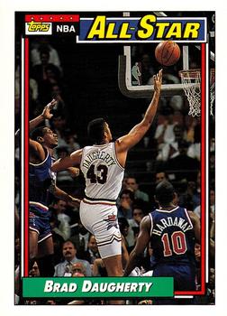 #116 Brad Daugherty - Cleveland Cavaliers - 1992-93 Topps Basketball