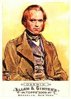 #116 Charles Darwin - 2009 Topps Allen & Ginter Baseball