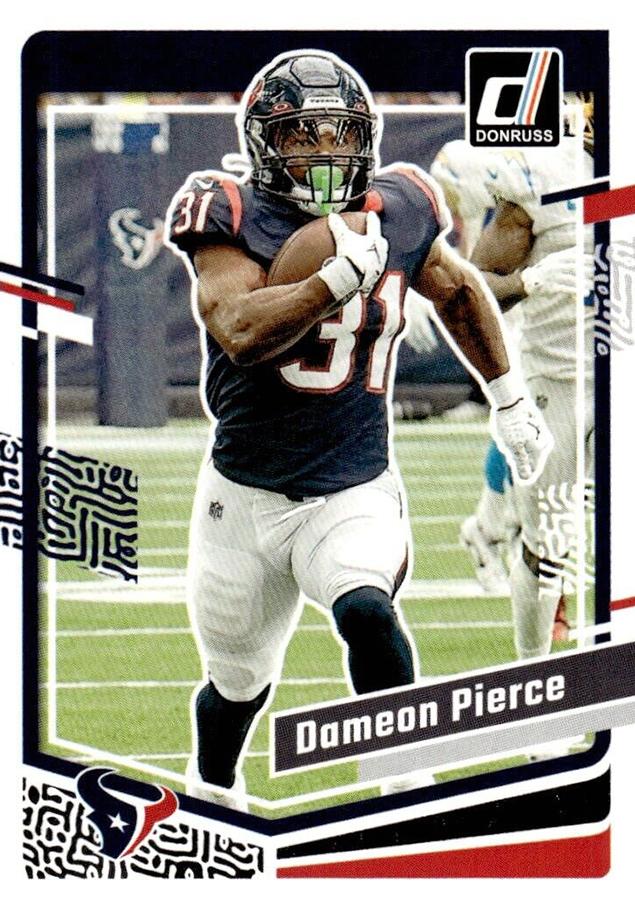 #116 Dameon Pierce - Houston Texans - 2023 Donruss Football