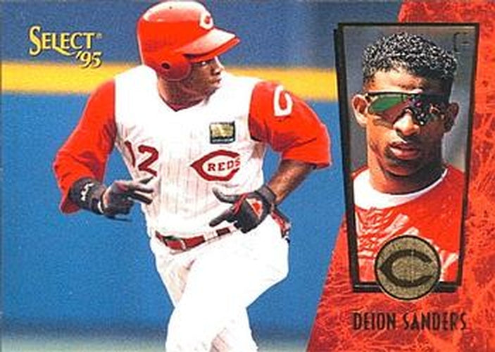 #116 Deion Sanders - Cincinnati Reds - 1995 Select Baseball