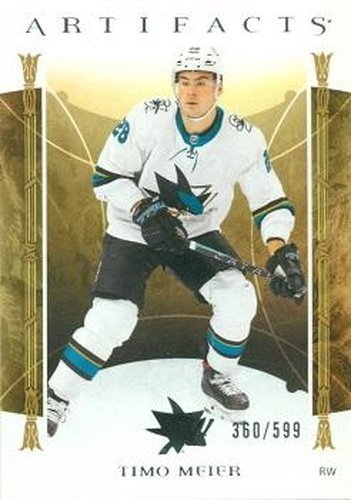#116 Timo Meier - San Jose Sharks - 2022-23 Upper Deck Artifacts Hockey