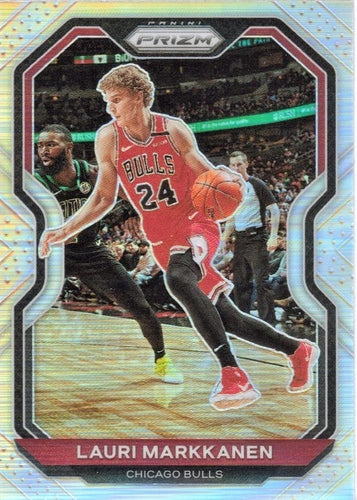#116 Lauri Markkanen - Chicago Bulls - 2020-21 Panini Prizm - Silver Prizms Basketball