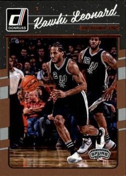 #116 Kawhi Leonard - San Antonio Spurs - 2016-17 Donruss Basketball