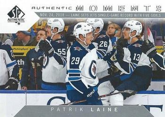 #116 Patrik Laine - Winnipeg Jets - 2018-19 SP Authentic Hockey