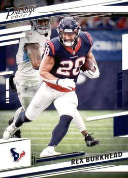 #116 Rex Burkhead - Houston Texans - 2022 Panini Prestige Football