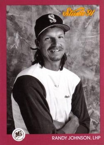 #116 Randy Johnson - Seattle Mariners - 1991 Studio Baseball