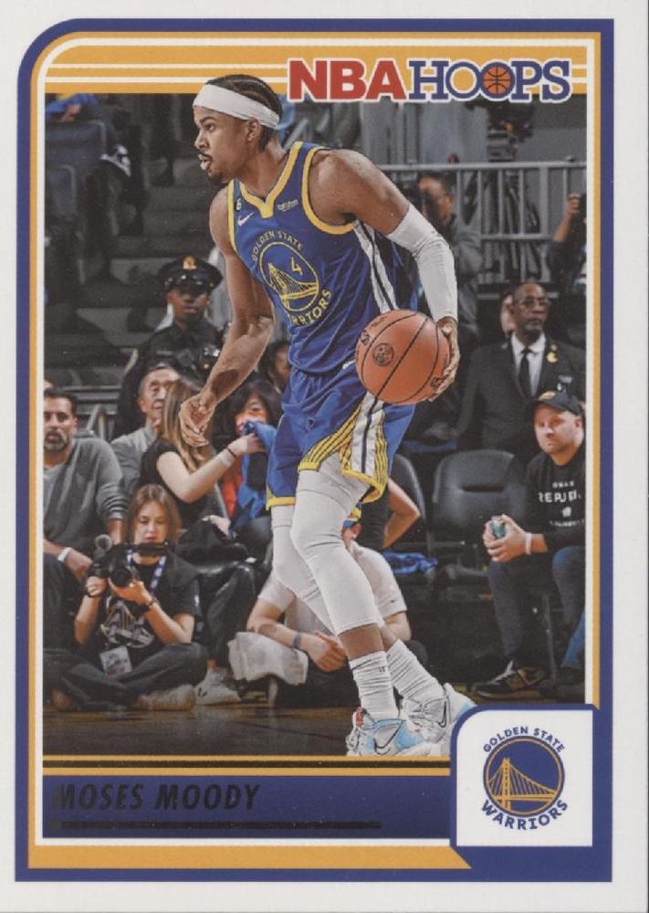 #116 Moses Moody - Golden State Warriors - 2023-24 Hoops Basketball