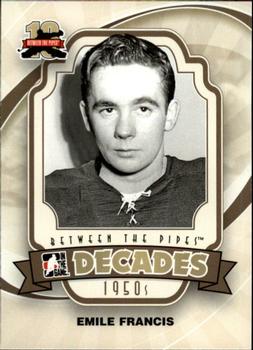 #116 Emile Francis - Chicago Blackhawks - 2011-12 In The Game Between The Pipes Hockey