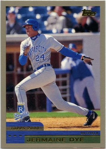 #116 Jermaine Dye - Kansas City Royals - 2000 Topps Baseball