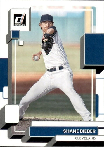 #117 Shane Bieber - Cleveland Guardians - 2022 Donruss Baseball