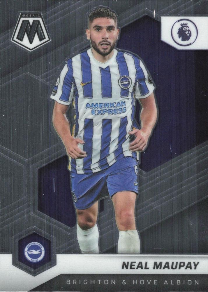 #117 Neal Maupay - Brighton & Hove Albion - 2021-22 Panini Mosaic Premier League Soccer