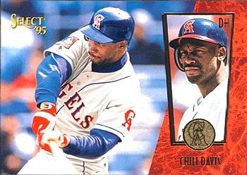 #117 Chili Davis - California Angels - 1995 Select Baseball