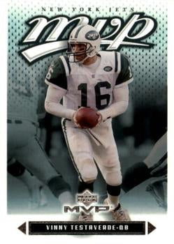 #117 Vinny Testaverde - New York Jets - 2003 Upper Deck MVP Football