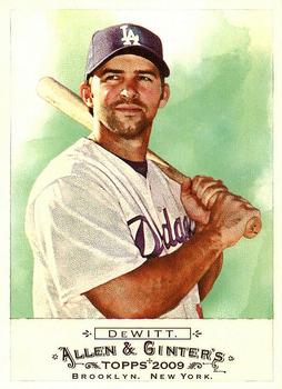 #117 Blake DeWitt - Los Angeles Dodgers - 2009 Topps Allen & Ginter Baseball