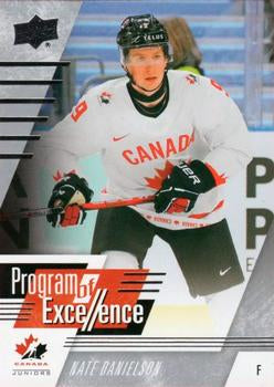 #117 Nate Danielson - Canada - 2024 Upper Deck Team Canada Juniors Hockey